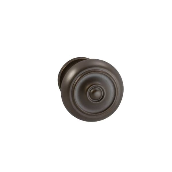 Omnia Knob 1-3/4" Rose Pass 2-3/4" BS T 1-3/8" Doors ULQ Antique Bronze 473 473/45A.PA5A