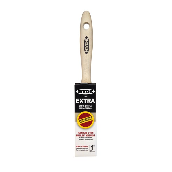 Hyde 1" Straight Soft, Paint brush, Wood Handle 47380 - main