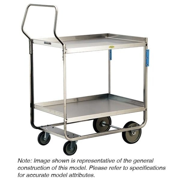 Lakeside Stainless Handler Series 3 Shelf Cart; 700 lb Capacity, 21"x33" 4744 - main