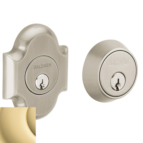 Baldwin Estate Unlacquered Brass Deadbolts 8253.031 - main