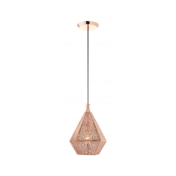 Livex Lighting Rose GoldPendant, 1 Light 48921-86 - main