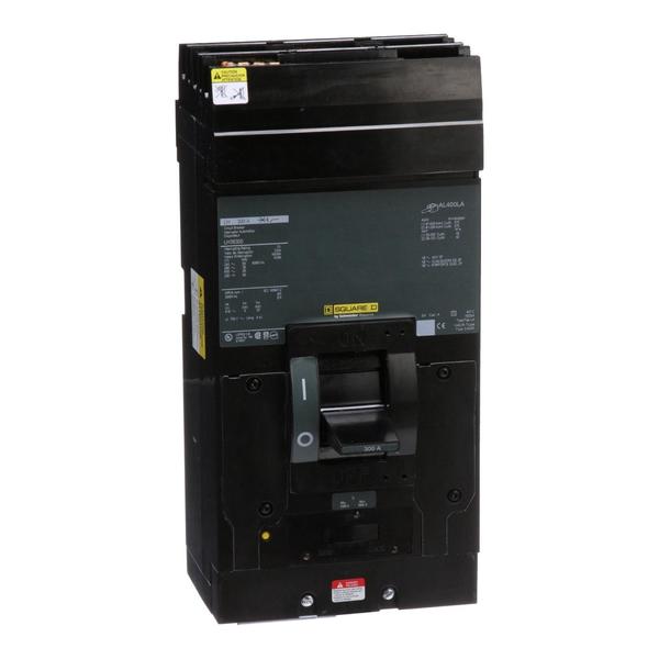 Square D Molded Case Circuit Breaker, 300A, 600VAC, 3 Pole, I-Line Mounting Style LH36300
