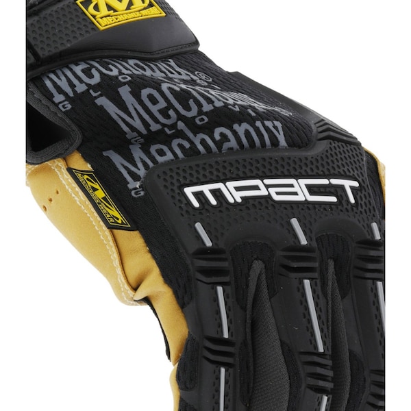 Mechanix Wear Impact Gloves, L, Black, PR MP4X-75-010 | Zoro