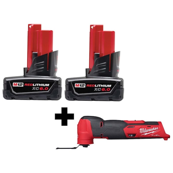 Milwaukee Tool Oscillating Multi-Tool, 12V, Cordless, 3.9 Degrees Oscillation Angle, M12 Series 48-11-2460, 48-11-2460, 2526-20 - main