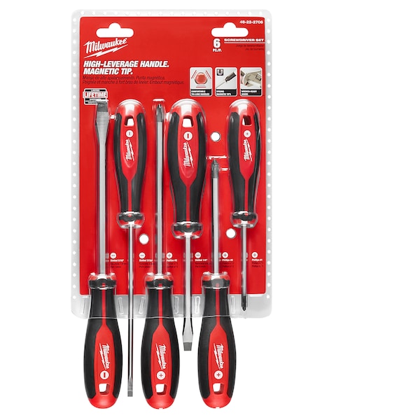 Milwaukee Tool 6 pc. Tri-Lobe Screwdriver Set 48-22-2706