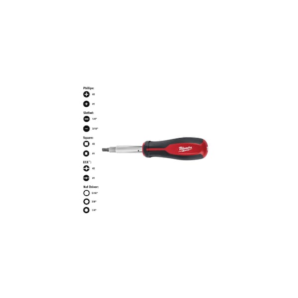 MILWAUKEE 11in1 Screwdriver ECX (48222760) Zoro