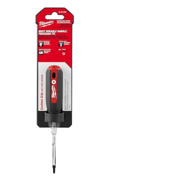 Milwaukee Tool No. 1 Square - 3" Cushion Grip Screwdriver 48-22-2851 - main