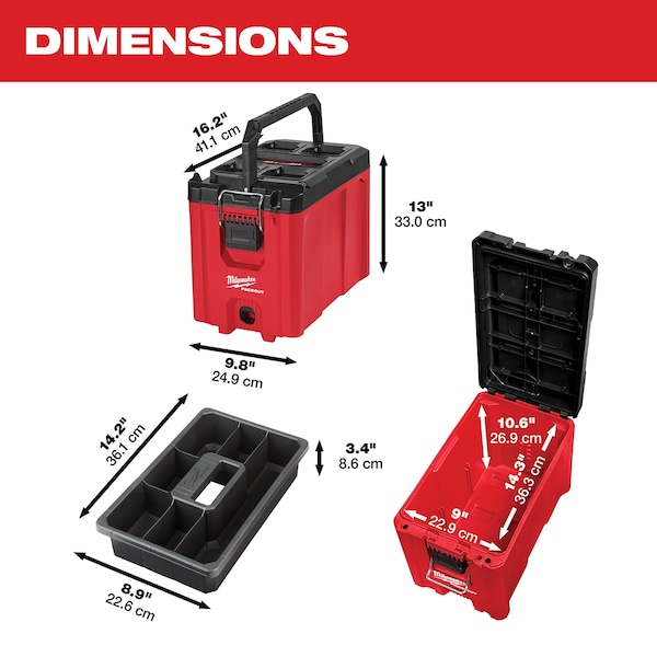 MILWAUKEE PACKOUT™ Compact Tool Box (48-22-8422) | Zoro