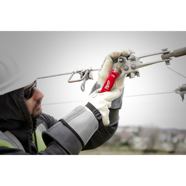 Milwaukee 48-22-9216 5-in-1 Ratschenschlüssel – Für Linemen, Mit Schlagfläche, Geschmiedeter Stahl