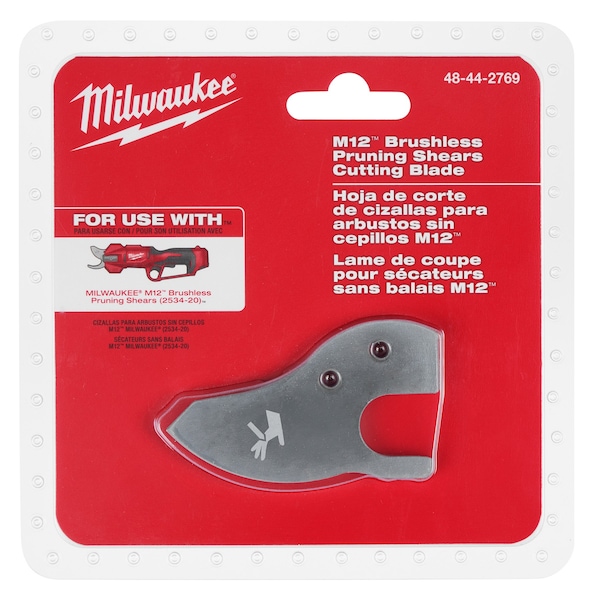 Milwaukee Tool Replacement Blade for M12 Brushless Pruning Shears 4844