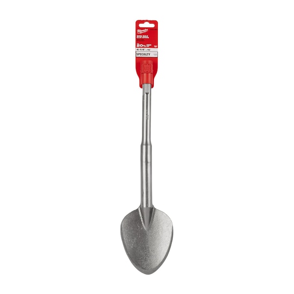 MILWAUKEE SDS MAX Clay Spade Chisel 4 1/4