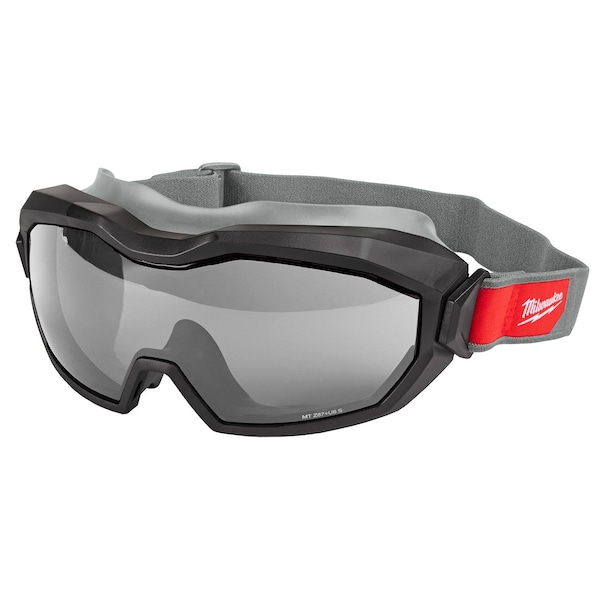Milwaukee Tool Safety Goggles, Gray Lens, Anti-Fog & Anti-Scratch, Non-Vented, TPV Frame, Adj. Straps 48-73-2066 - main