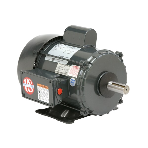U.S. Motors Motor, 10 HP, 1730 rpm, 230V, 60 Hz, 215T FD10CM2K21