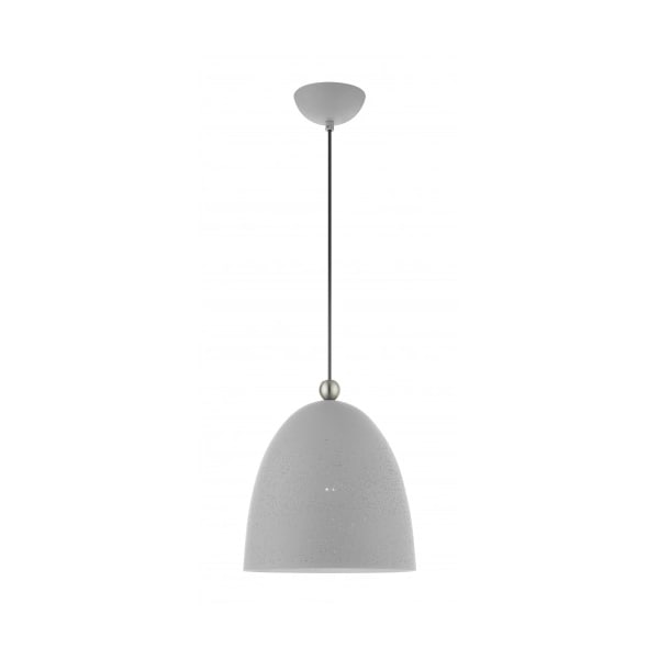 Livex Lighting Nordic Gray with Brushed Nickel Accents 49109-80 - main
