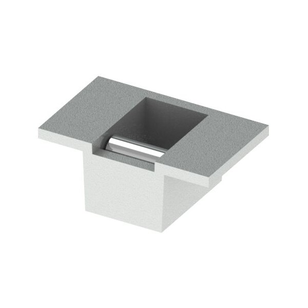 Hager Satin Stainless Steel Strike 491432D 016213 - main