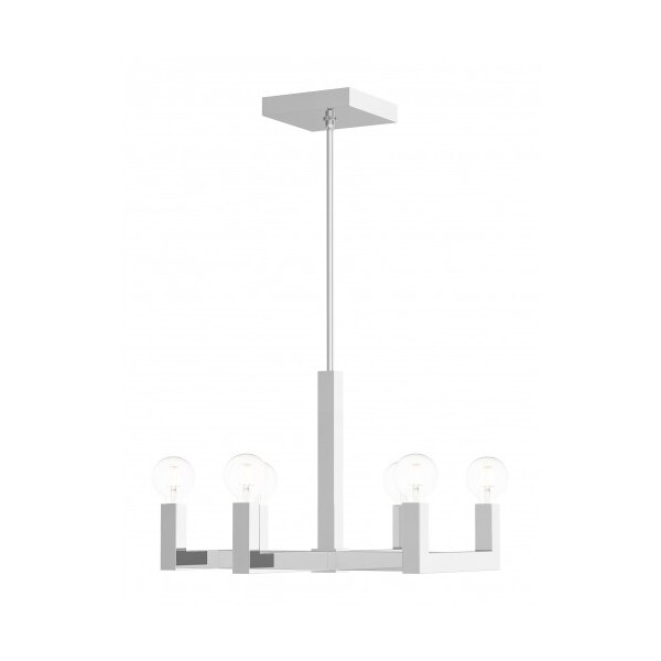 Livex Lighting Polished Chrome Chandelier, 6 Light 49216-05 - main