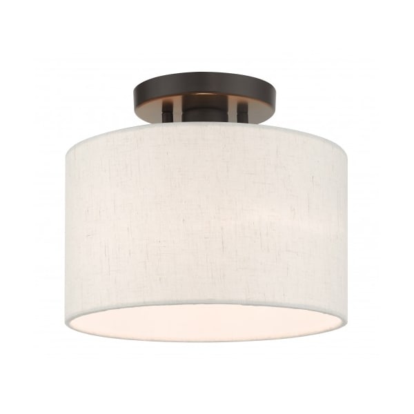Livex Lighting English BronzeSemi Flush, 1 Light 49808-92 - main