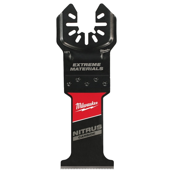 Milwaukee Tool 1-3/8 in. OPEN-LOK NITRUS CARBIDE Extreme Multi-Materials Oscillating Multi-Tool Blade (3 pk) 49-25-1573 - main