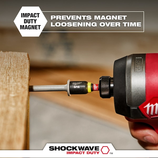 Milwaukee Tool 4 pc. SHOCKWAVE Impact Duty 2-9/16 in. Magnetic Nut