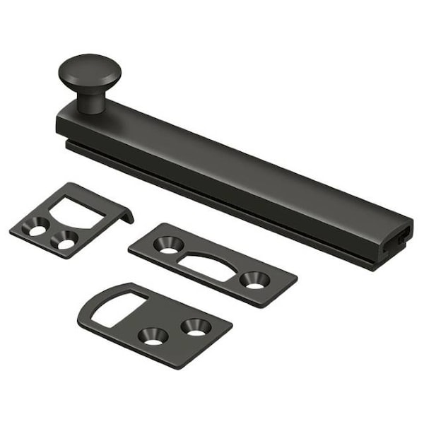 Deltana Surface Bolt, Concealed Screw, Heavy Duty Oil Rubbed Bronze 4" 4SBCS10B - main