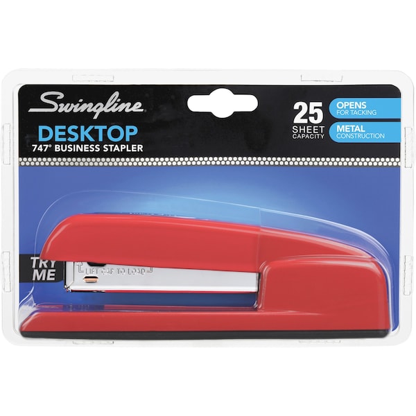 Swingline Stapler, 747, Business, Red 74736 | Zoro