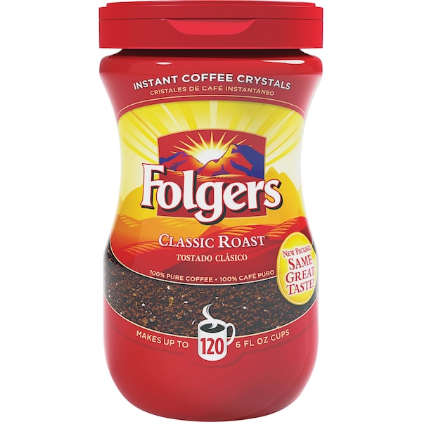 Folgers Coffee, Can, Caffeinated, Instant 20629 - main