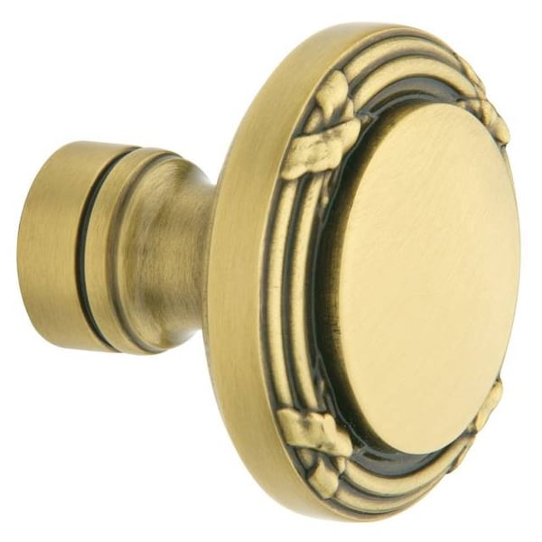 Baldwin Knob Satin Brass with Brown Door Knobs Satin Brass with Brown 5013 5013.060.MR - main