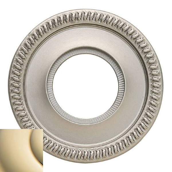 Baldwin Dummy Pair Rosettes Lifetime Brass 5035.003.FD - main