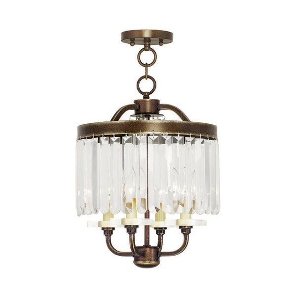 Livex Lighting Ashton 4 Light Hand Painted Palacial Bro 50543-64 - main