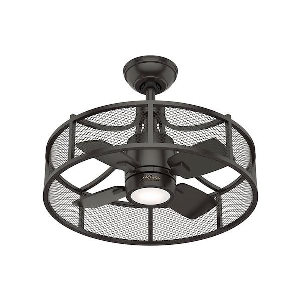 Hunter Ceiling Fan, 4 Blades, 3 Speeds, 120, Noble Bronze 50738 - main