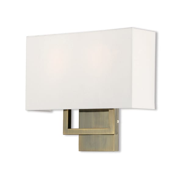 Livex Lighting Pierson 2 Light Antique Brass ADA Wall S 50990-01 - main