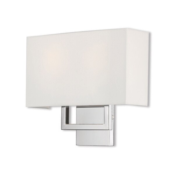 Livex Lighting Pierson 2 Light Polished Chrome ADA Wall Sconce 50990-05 - main