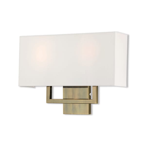 Livex Lighting Pierson 2 Light Antique Brass ADA Wall S 50991-01 - main