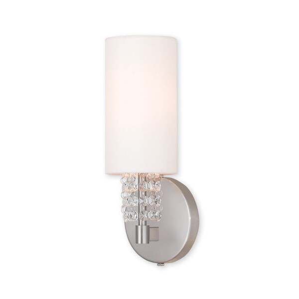 Livex Lighting Carlisle 1 Light Brushed Nickel ADA Wall 51030-91 - main