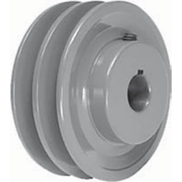 Powerdrive 1-1/8" Fixed Bore V-Belt Pulley 3.35" OD 2BK32-1-1/8 - main