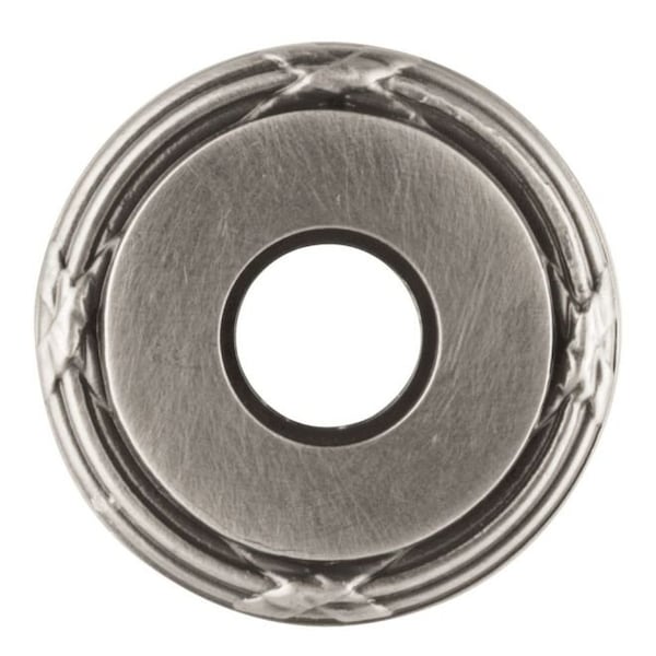 Baldwin Privacy Pair Rosettes Lifetime Satin Nickel 5145.056 - main