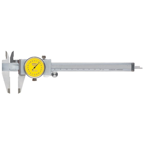 Fowler 0-150mm Yellow Dial Machinist Grade Dial Caliper 520087090 - main