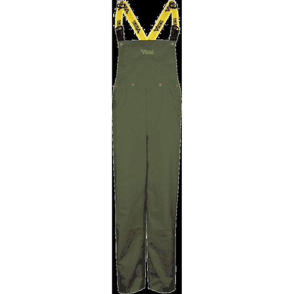 Viking Journeyman Bib Pant, 420D, Green, 4XL, Green, Size 4XL 3305P-XXXXL - main