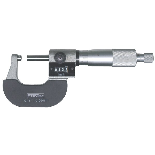Fowler Micrometer, Digit, 0-1"/.0001" 522240010
