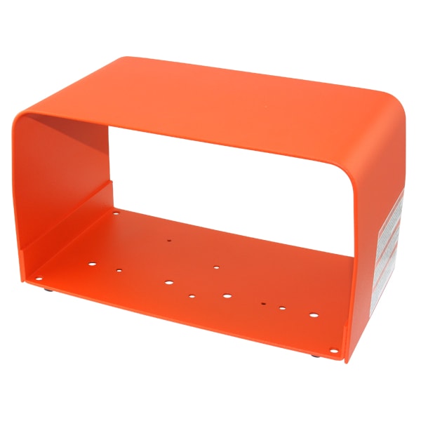 Linemaster Foot Switch Guard, Steel, Alert Orange 522D28 Zoro