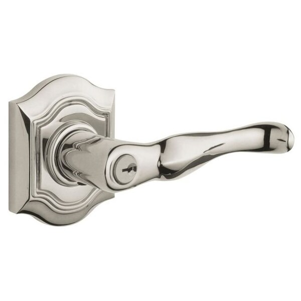 Baldwin Entry Door Levers Lifetime Bright Nickel 5241.055.RENT - main