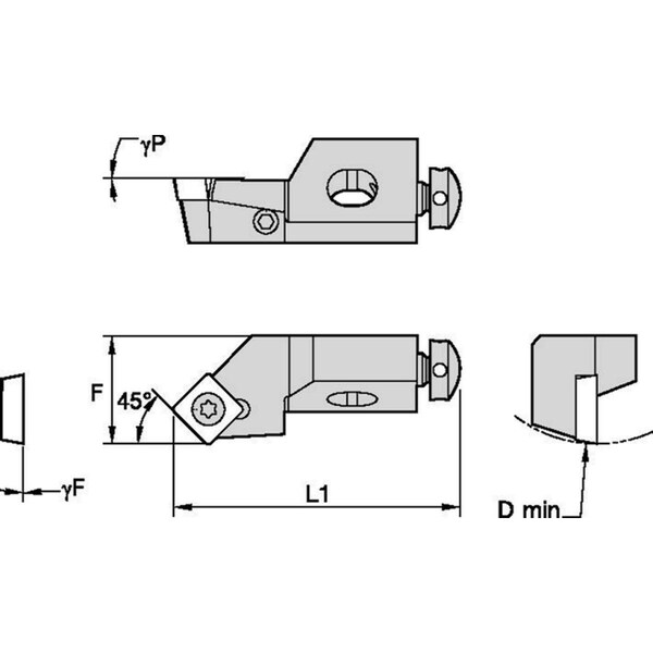 Widia WIDIA LR SERIES CARTRIDGE, mm, mm 3870382 - main