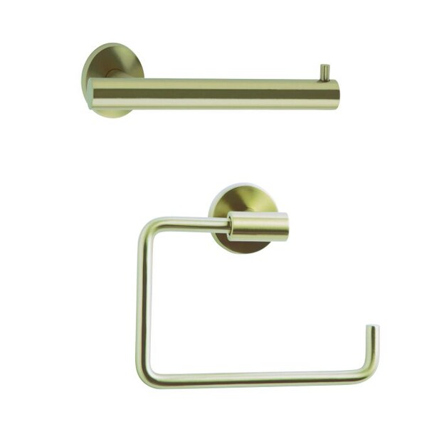 Amerock Bathroom Kit with BH26540BBZ TPHLDRBH26541BBZ TRING Golden Champagne ARRONDIBBZ14 - main