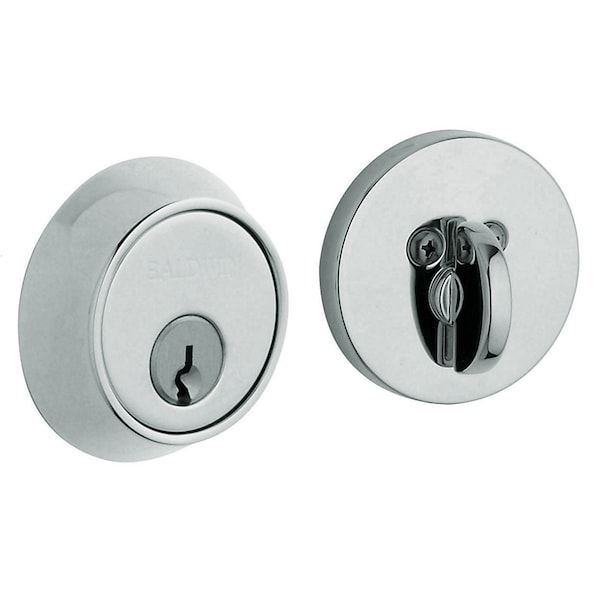 Baldwin Estate Bright Chrome Deadbolts 8041.260 - main