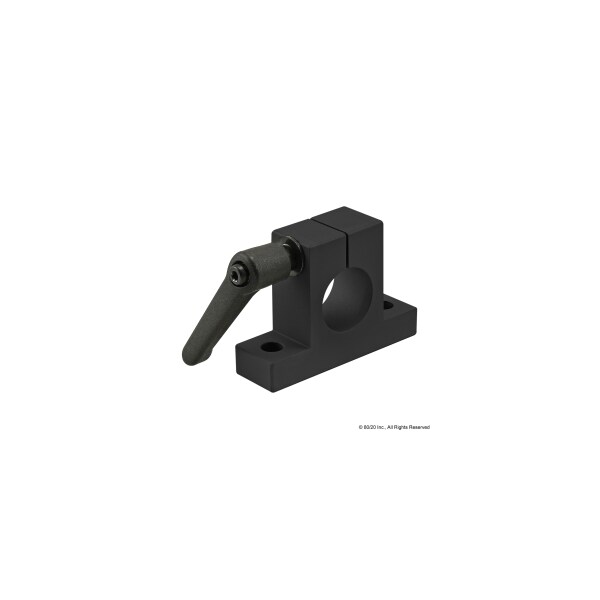 80/20 Black 15 S 1" Horizontal Quick Clamp 5370-BLACK - main