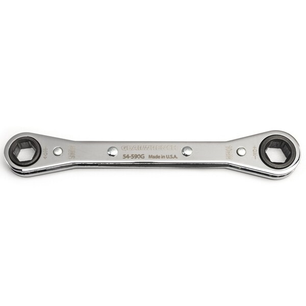 Gearwrench 9mm x 10mm 6 Point Laminated Double Box Ratcheting Wrench 54