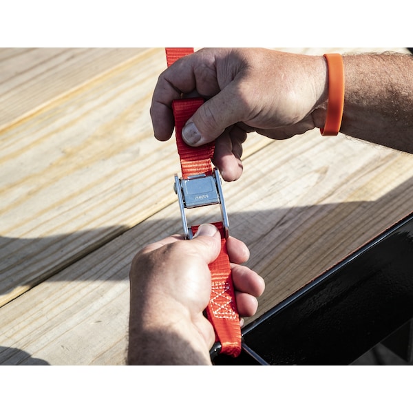 Buyers Products Tie Down Strap, S-Hook, Red, PK4 5483305 | Zoro 