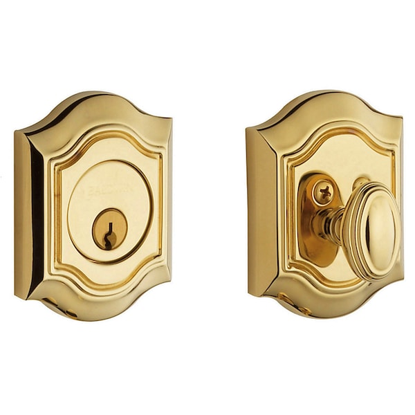 Baldwin Estate Unlacquered Brass Deadbolts 8237.031 - main