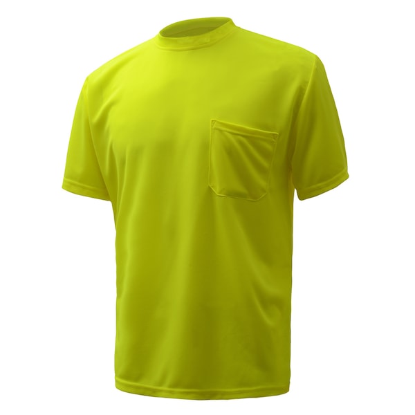 Gss Safety Hi-Vis Lightweight Rip Stop Button Front Shirt, 96