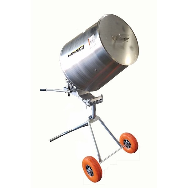 Kushlan Products Stainless Steel Multi-Purpose Grade Mixer, 115 V, 3/4 HP, 5.5 cu ft. Stainless Steel Drum, FDA Compliant 550SS - main